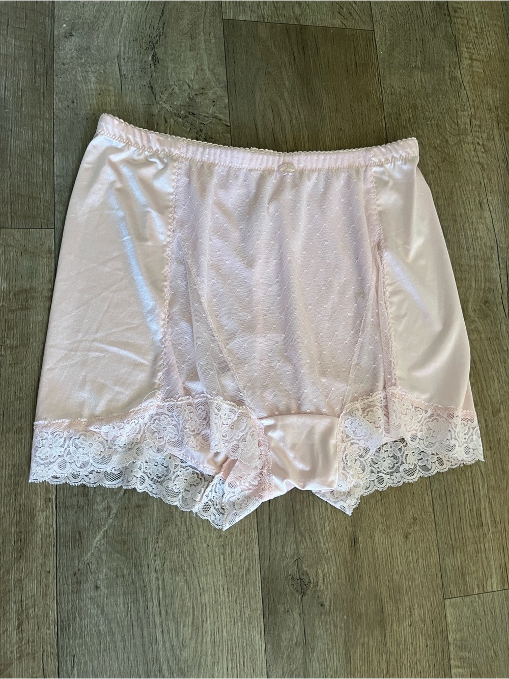 NWOT Sexy Soft Pink Panties Lace Trimmed Size 3XL by Rhonda Shear